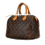 Louis Vuitton AB Louis Vuitton Brown Monogram Canvas Canvas Monogram Speedy 25 France