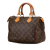 Louis Vuitton B Louis Vuitton Brown Monogram Canvas Canvas Monogram Speedy 25 France