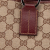 Gucci B Gucci Brown Beige Canvas Fabric GG Tote Italy