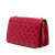 Chanel B Chanel Red Calf Leather Medium Quilted skin Everyday Chic Flap Italy