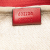 Gucci AB Gucci Red Calf Leather Microguccissima Clutch Italy