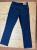 Claudie Pierlot Blaue gerade Jeans mit rauem Saum