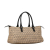 Fendi B Fendi Brown Beige Canvas Fabric Zucchino Handbag Italy