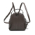 Prada AB Prada Brown Taupe Calf Leather Soft Impunture Diagramme Backpack Italy