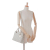 Christian Dior AB Dior White Lambskin Leather Leather Medium Lambskin Cannage Lady Dior Italy