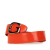 Gucci B Gucci Orange Calf Leather G Buckle Belt Italy