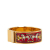 Hermès B Hermès Red with Gold Enamel Other Wide Loquet Bracelet GM France