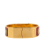 Hermès B Hermès Red with Gold Enamel Other Wide Loquet Bracelet GM France