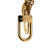 Louis Vuitton AB Louis Vuitton Gold Brass Metal Porte Cles Confidence Key Holder & Bag Charm Italy