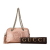 Gucci AB Gucci Pink Rose Gold Calf Leather Soho Chain Zip Shoulder Bag Italy