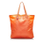 Prada B Prada Orange Nylon Fabric Tessuto Tote Italy