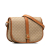 Celine B Celine Brown Beige Coated Canvas Fabric Macadam Crossbody Italy