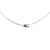 Gucci B Gucci Silver SV925 / Sterling Silver Metal Sterling Silver G Bar Pendant Necklace Italy