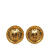 Chanel AB Chanel Gold Gold Plated Metal Gripore Clip on Earrings France