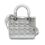 Christian Dior AB Dior Silver Calf Leather Small skin Cannage My ABCDior Lady Dior Italy