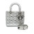 Christian Dior AB Dior Silver Calf Leather Small skin Cannage My ABCDior Lady Dior Italy