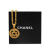 Chanel AB Chanel Gold Gold Plated Metal Triple CC Round Pendant Necklace France