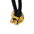 Saint Laurent AB Yves Saint Laurent Gold Gold Plated Metal Pineapple Discs Lariat Necklace Italy