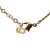 Christian Dior B Dior Gold Gold Plated Metal Logo Pendant Necklace Italy