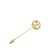 Chanel AB Chanel Gold Gold Plated Metal CC Brooch Pin France