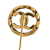 Chanel AB Chanel Gold Gold Plated Metal CC Brooch Pin France