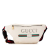 Gucci B Gucci White Calf Leather Logo Belt Bag Italy