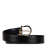 Salvatore Ferragamo B Ferragamo Black Calf Leather Gancini Belt Italy