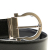 Salvatore Ferragamo B Ferragamo Black Calf Leather Gancini Belt Italy