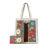 Gucci AB Gucci White with Multi Coated Canvas Fabric GG Supreme Flora Ophidia Tote Italy