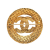 Chanel AB Chanel Gold Gold Plated Metal CC Round Brooch France