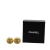 Chanel B Chanel Gold Gold Plated Metal CC Clip On Earrings France