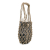 Christian Dior AB Dior Brown Beige with Blue Canvas Fabric Woven Rope and Oblique Technical Net Bag Italy