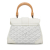 Goyard AB Goyard White Coated Canvas Fabric Mini Goyardine Saigon Souple France