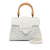 Goyard AB Goyard White Coated Canvas Fabric Mini Goyardine Saigon Souple France