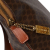 Celine B Celine Brown Coated Canvas Fabric Macadam Handbag Italy