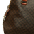 Celine B Celine Brown Coated Canvas Fabric Macadam Handbag Italy