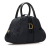 Christian Dior B Dior Black Nylon Fabric Double Saddle Dome Italy