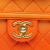 Chanel AB Chanel Orange Caviar Leather Leather Small Quilted Caviar Sunset On The Sea Flap Italy