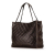 Chanel B Chanel Brown Dark Brown Caviar Leather Leather Large Iridescent Caviar Chic Shopping Tote Italy