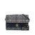 Chanel B Chanel Blue Navy Tweed Fabric CC Multicolor Double Flap Italy