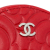 Chanel AB Chanel Red Goatskin Leather Camellia Round Crossbody Italy