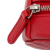 Chanel AB Chanel Red Goatskin Leather Camellia Round Crossbody Italy