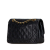 Chanel B Chanel Black Lambskin Leather Leather Small Classic Lambskin Double Flap France