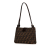 Fendi B Fendi Brown Canvas Fabric Zucca Shoulder Bag Italy