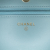 Chanel AB Chanel Blue Light Blue Lambskin Leather Leather CC Lambskin Pearl Wallet On Chain Italy