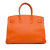 Hermès AB Hermès Orange Calf Leather Clemence Birkin Retourne 35 France