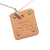 Hermès B Hermès Gold Gold Plated Metal Small and Swift As de Coeur Pendant Necklace France