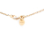 Hermès B Hermès Gold Gold Plated Metal Small and Swift As de Coeur Pendant Necklace France