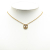 Louis Vuitton AB Louis Vuitton Gold Gold Plated Metal Mother Of Pearl L To V Pearlfection Pendant Necklace Italy