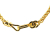 Chanel AB Chanel Gold Gold Plated Metal CC Round Pendant Necklace France